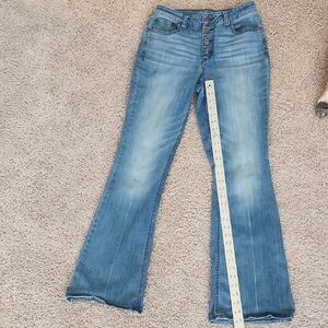 Button Fly Maurices Flare Jeans